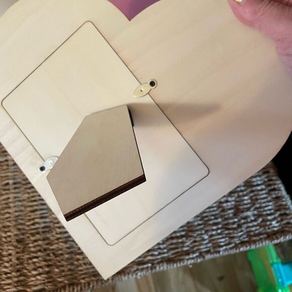 Sintuff Heart Wooden Picture Frames set of 3 - Picture 12 of 14